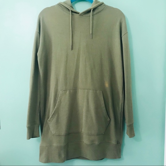 Forever 21 Green Oversized Unisex Hoodie - Picture 2 of 3